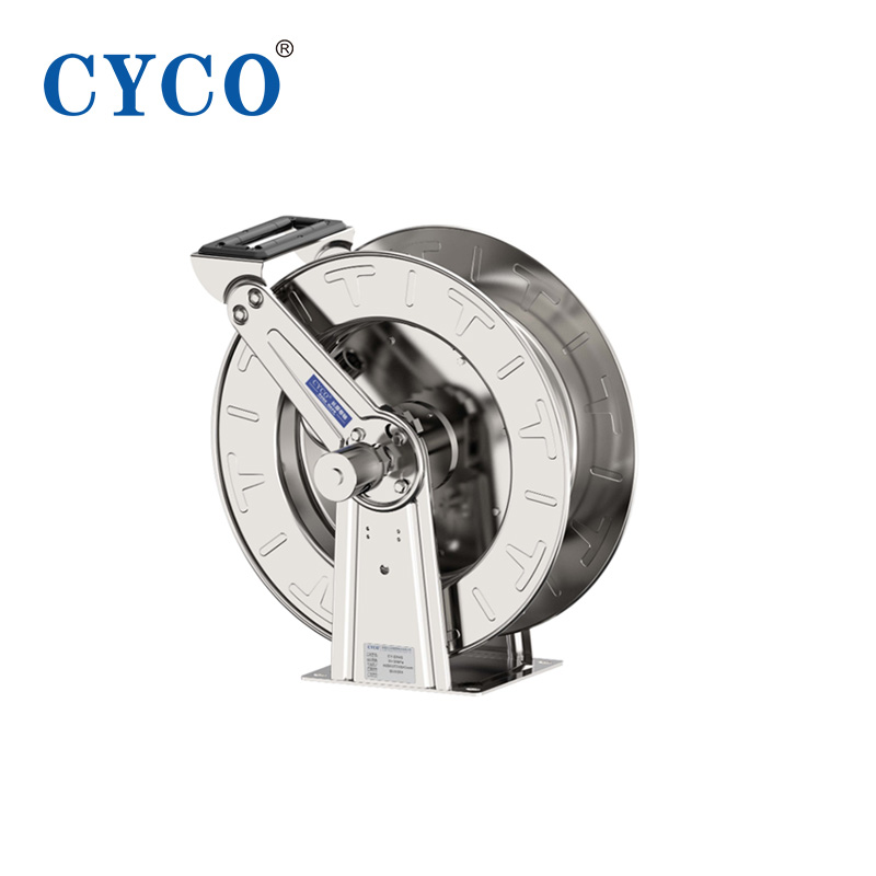Stainless Steel Spring Driven Hose Reel CY-DS84