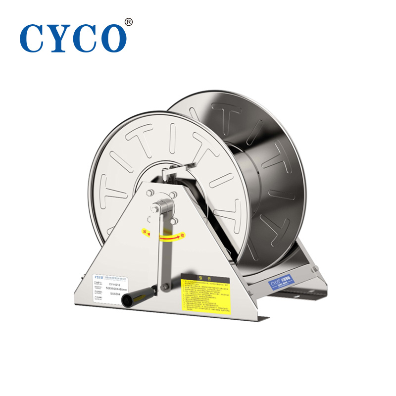 Manual Stainless Steel Fire Truck Hose Reel CY-HS18